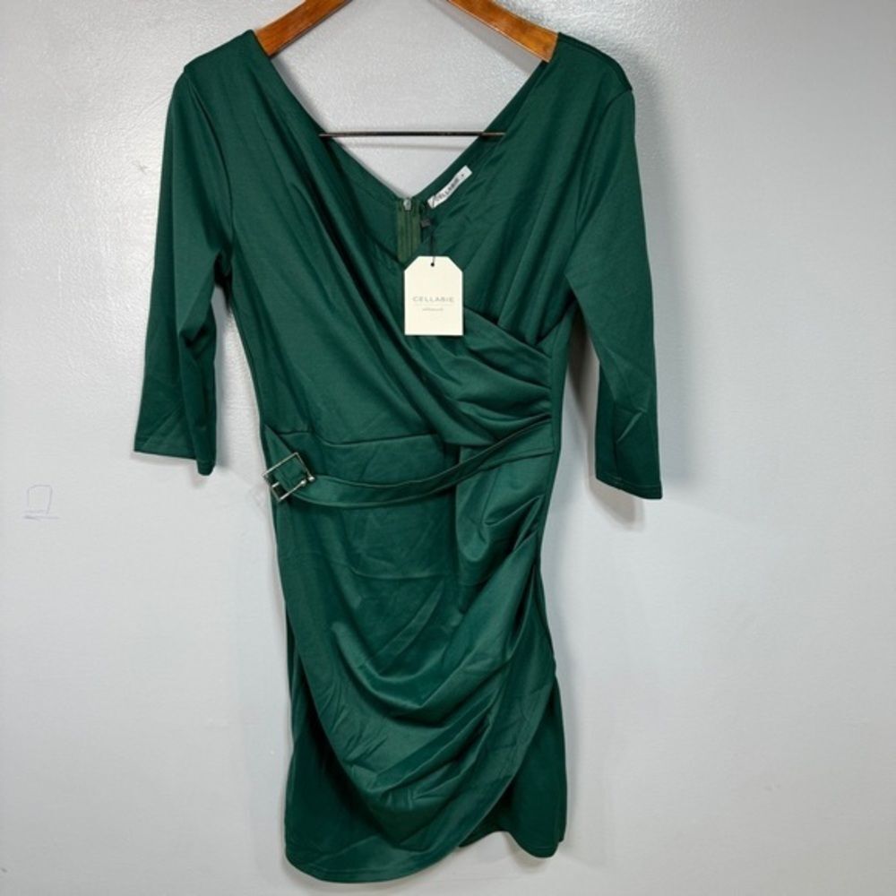 Cellabie Women’s Dress Size M Bodycon Knee Length Evening NEW #D454 - Picture 3 of 8